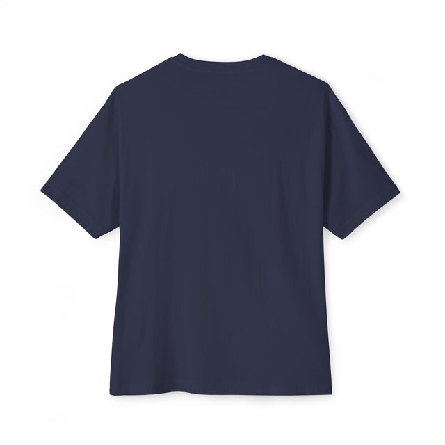 Bubble Gum Painted Logo Design - Oversized Boxy Tee