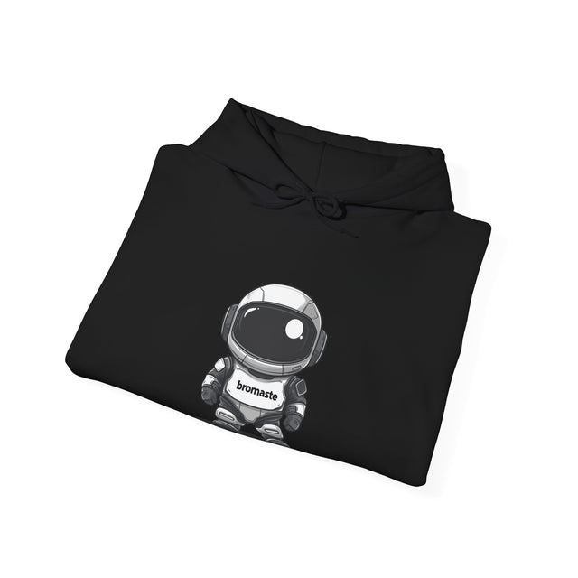 Bromaste Mini Spaceman (Branded Sleeves) Unisex Hooded Sweatshirt