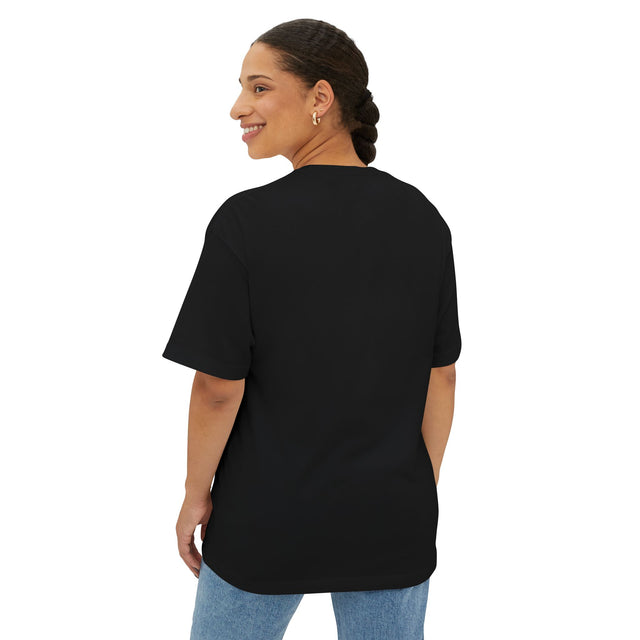 Red Lipstick Oversized Boxy Tee - Unisex