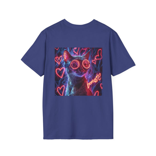 Cat Neon Hearts T-Shirt