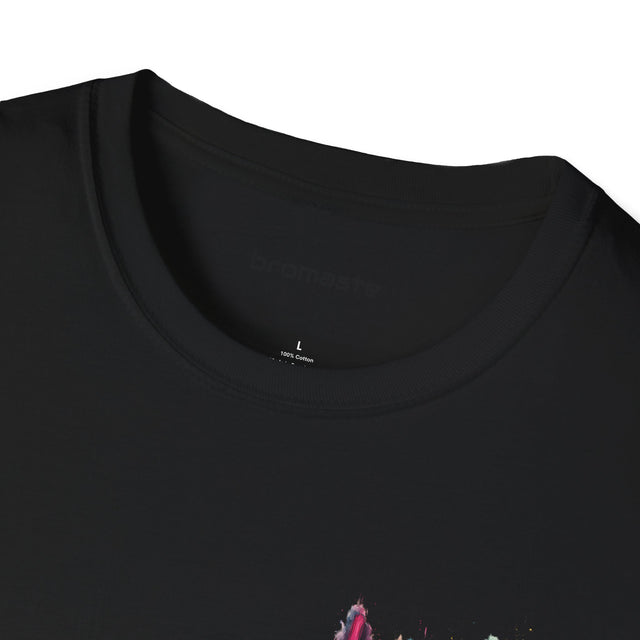 Cat Neon Hearts T-Shirt