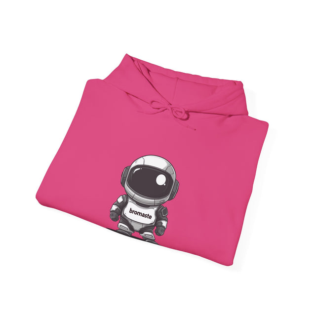 Bromaste Mini Spaceman (Branded Sleeves) Unisex Hooded Sweatshirt