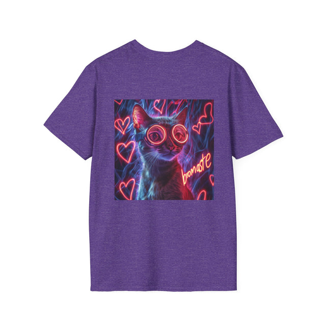 Cat Neon Hearts T-Shirt