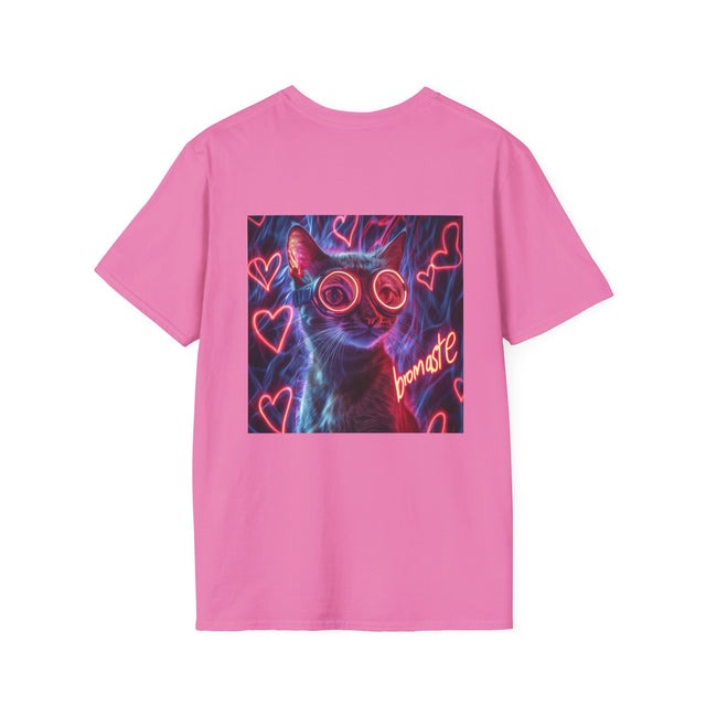 Cat Neon Hearts T-Shirt